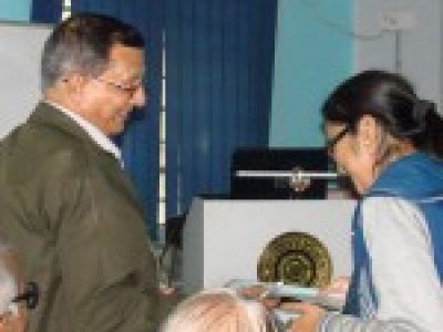 Sudev Bhusan Ghosh Young Scientist Award, R. K. Sur Memorial Award and S.P. Raychaudhuri Memorial Award, 20135